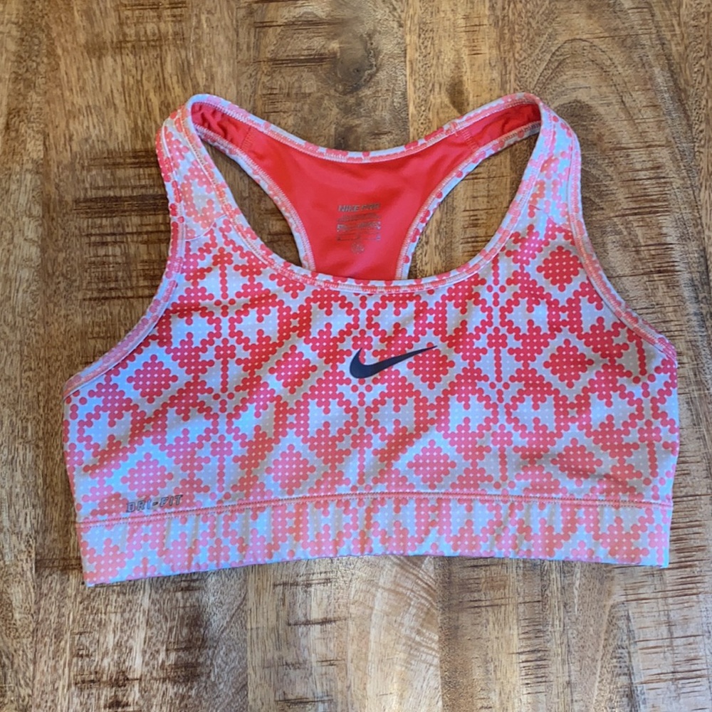 Pink Nike Sports Bra